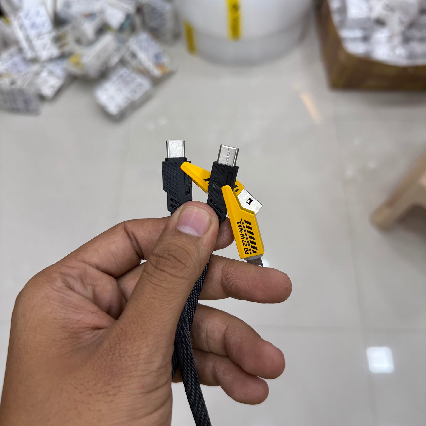 5 in 1 Combo Gadgetx Pro 2, Mag safe, 4 in 1 Cable rugged cable, Airpods silicon Case and aesthetic keychain (with 6 months warranty)